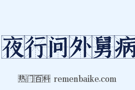 夜行问外舅病是什么意思的图片